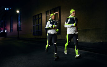 Tecnología  reflectante de la ropa de running