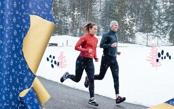 Winter running gear for the blizzard braver