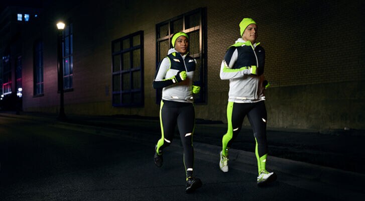 Nighttime Running Safety Gear Technology