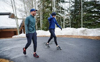 Layering up for winter running