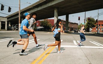 Running on different surfaces