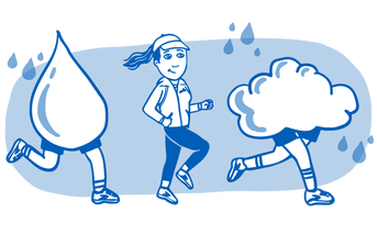 Des conseils pour courir sous la pluie