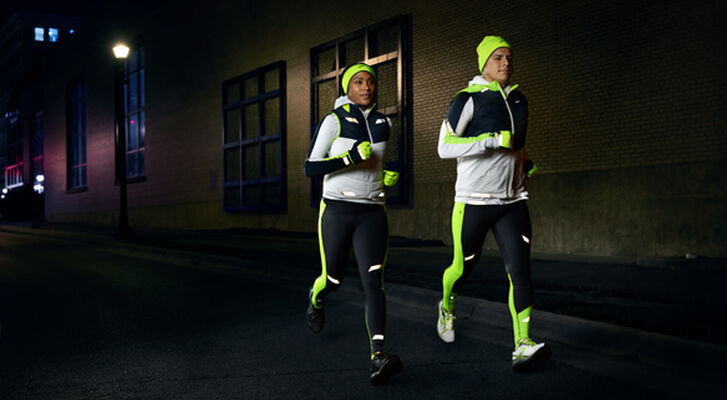 Reflektierende Laufbekleidungstechnologie