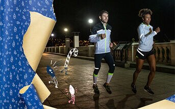 Reflective running gear for the Rudolph runner
