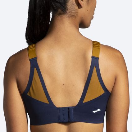 Model (back) view of Brooks Scoopback 2.0 Sports Bra for women