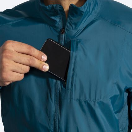 Vue du détail 1 de Brooks Fusion Hybrid Jacket pour hommes