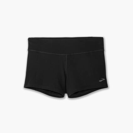 Vue couchée (avant) de Brooks Speedwork Short Tight pour femmes