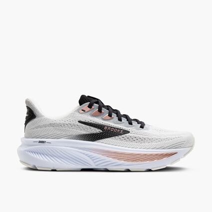 Side (right) view of Brooks Ghost 17 for women