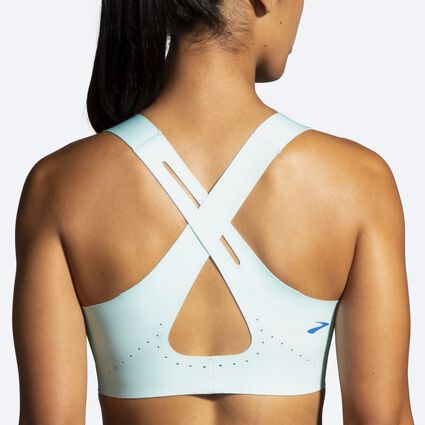 Model (back) view of Brooks Crossback 2.0 Sports Bra for women