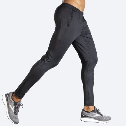 Movement angle (treadmill) view of Brooks Spartan Pant for men