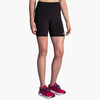 Vue (avant) du modèle de Brooks Spark 8" Short Tight pour femmes