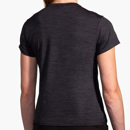 Brooks Luxe Short Sleeve für Damen – Model-Ansicht (von hinten)