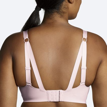 Model (back) view of Brooks Underwire Sports Bra for women