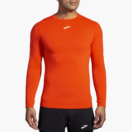 Model (front) view of Brooks High Point Long Sleeve for men