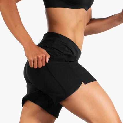 Movement angle (treadmill) view of Brooks Chaser 7" Short for women