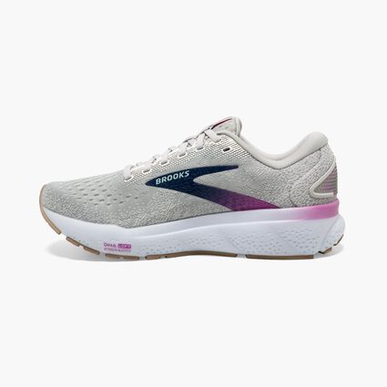 Side (left) view of Brooks Ghost 16 for women