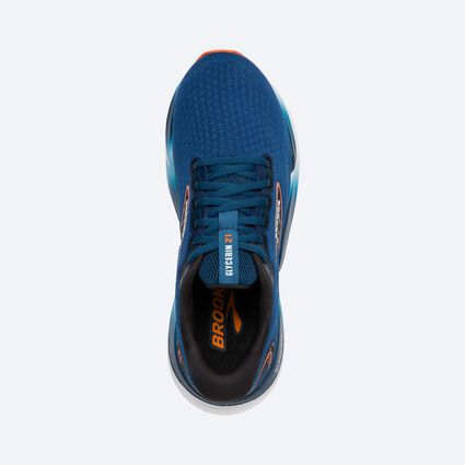 Brooks Men's Glycerin 19 Neutral Running Shoe - Navy/Blue/Nightlife - 8