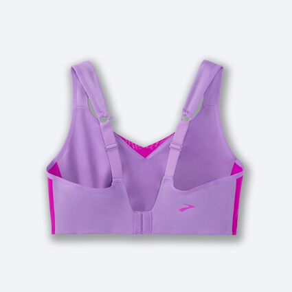 Laydown (back) view of Brooks Convertible Sports Bra for women
