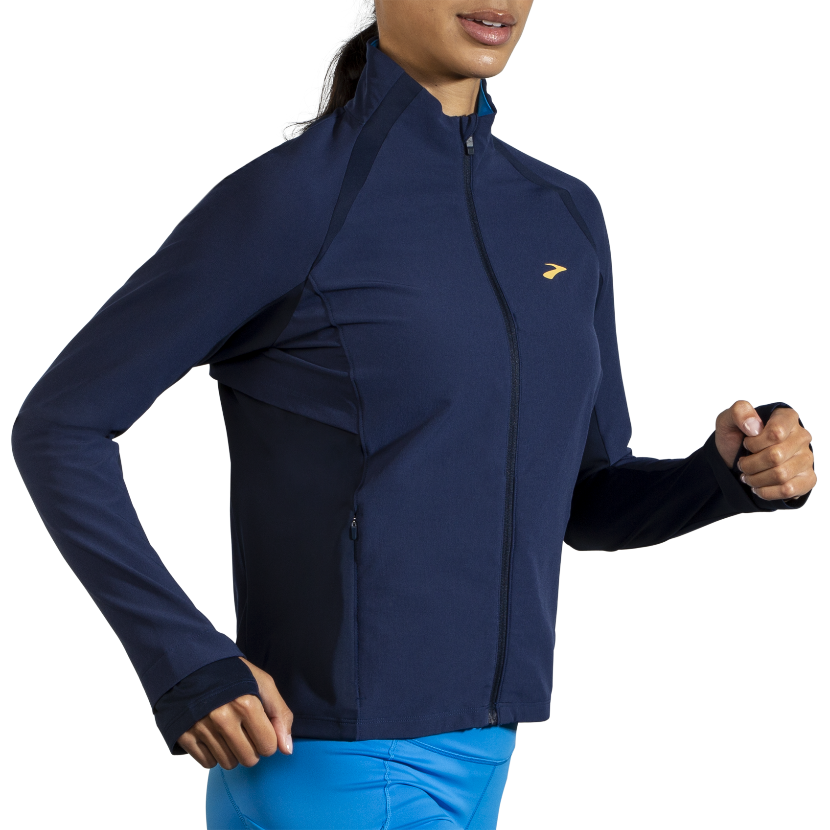 Brooks running jacket womens blue Outlet