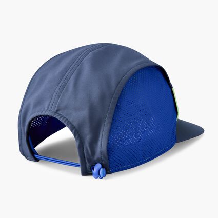 Laydown (back) view of Brooks Propel Mesh Hat 2.0 for unisex