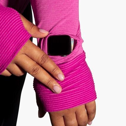 Brooks Notch Thermal Hoodie 2.0 für Damen – Detailansicht 4