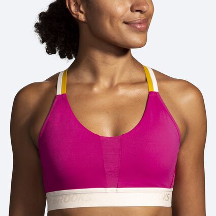 Model (front) view of Brooks Plunge 2.0 Sports Bra for women