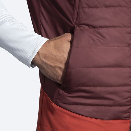 Vue du détail 2 de Brooks Shield Hybrid Vest 2.0 pour hommes