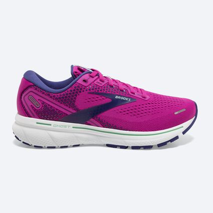 Side (right) view of Brooks Ghost 14 for women