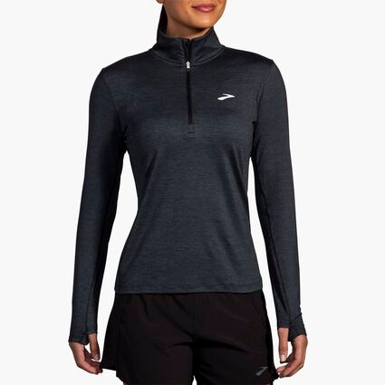 Brooks Dash 1/2 Zip 2.0 für Damen – Model-Ansicht (von vorne)