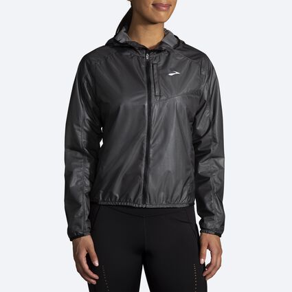 Model (front) view of Brooks All Altitude Jacket for women