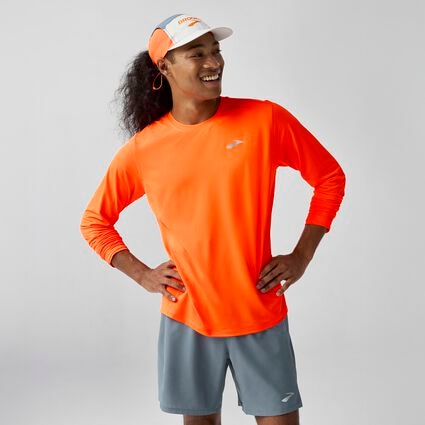 Model (front) view of Brooks Atmosphere Long Sleeve 3.0 for men
