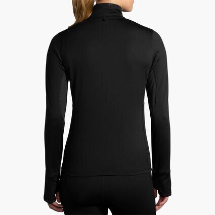 Model (back) view of Brooks Dash 1/2 Zip for women