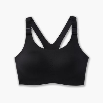 Laydown (front) view of Brooks Racerback 2.0 Sports Bra for women