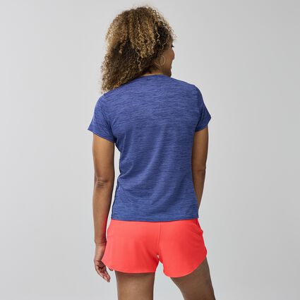 Brooks Luxe Short Sleeve für Damen – Model-Ansicht (von hinten)