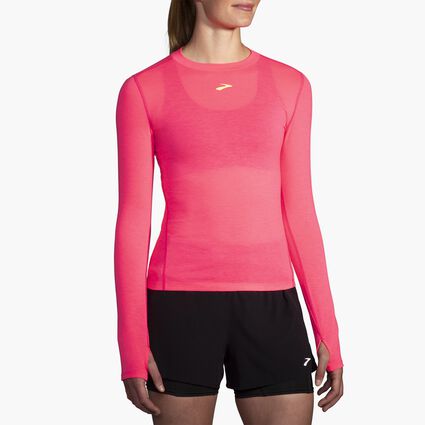 Brooks High Point Long Sleeve für Damen – Model-Ansicht (von vorne)