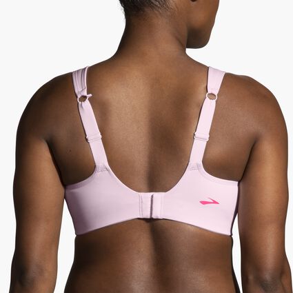 Model (back) view of Brooks Convertible Sports Bra for women