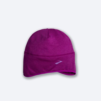 Laydown (front) view of Brooks Notch Thermal Beanie for unisex