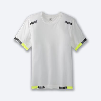 Laydown (front) view of Brooks Carbonite Short Sleeve for men