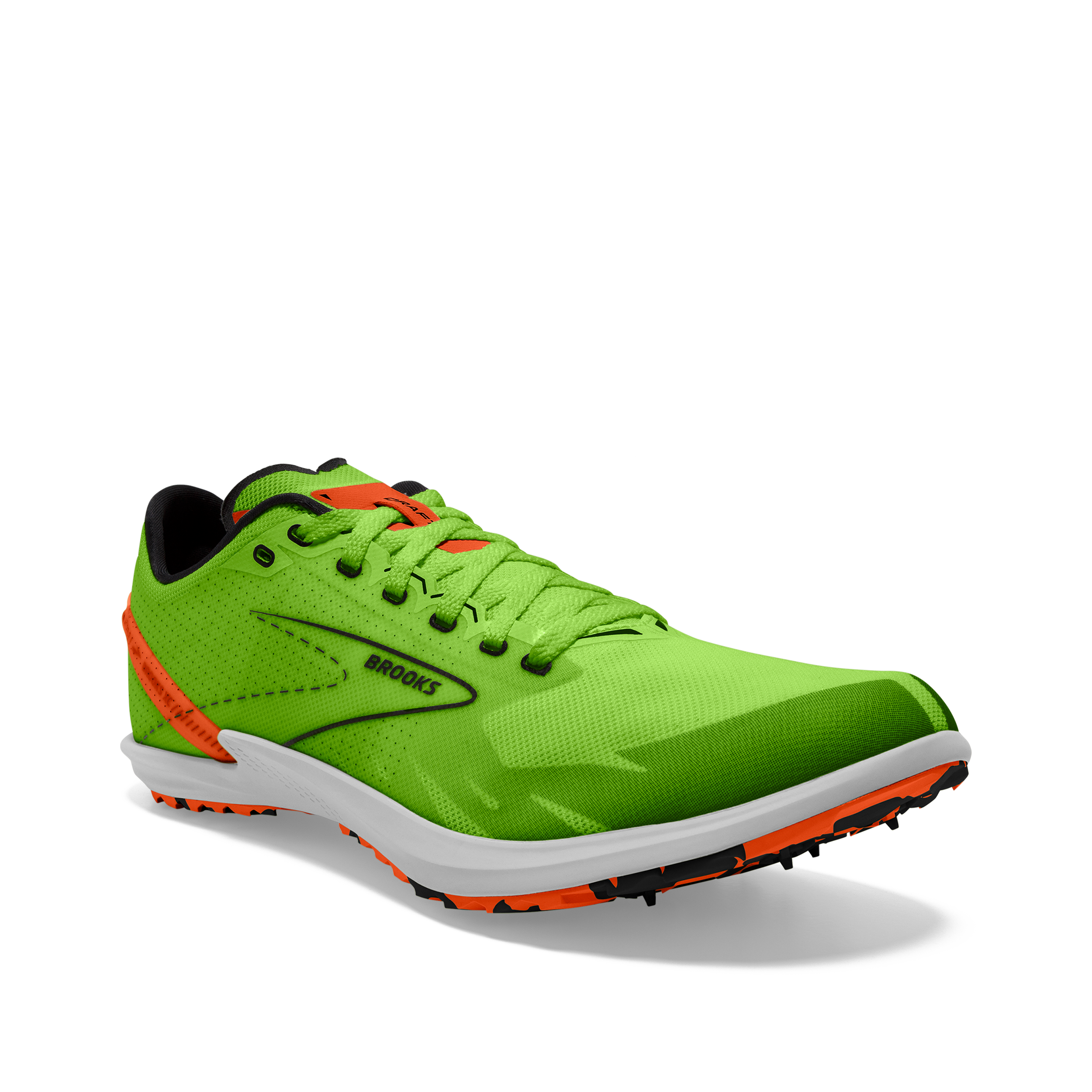 Brooks Running Unisex Draft Xc Spikeless Running Shoes In Green