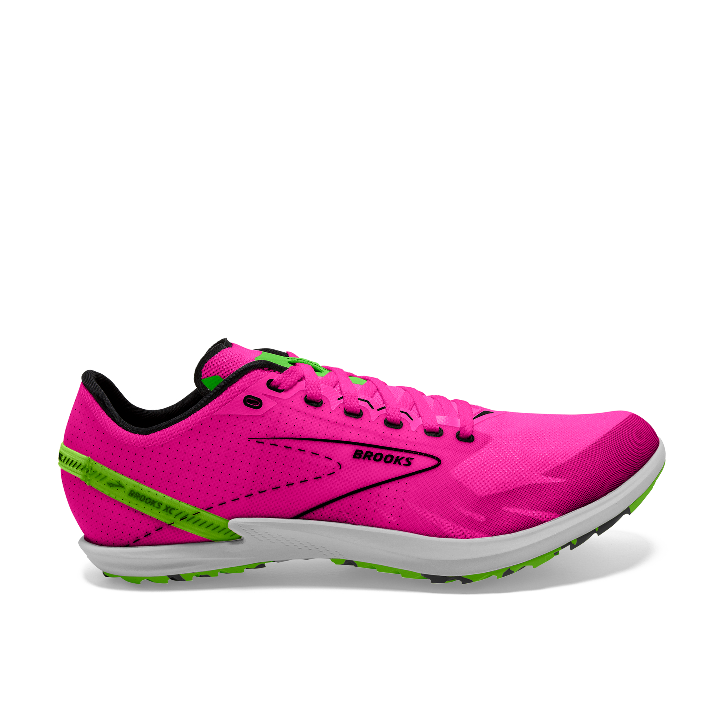 Brooks Running Unisex Draft Xc Spikeless Running Shoes In Pink