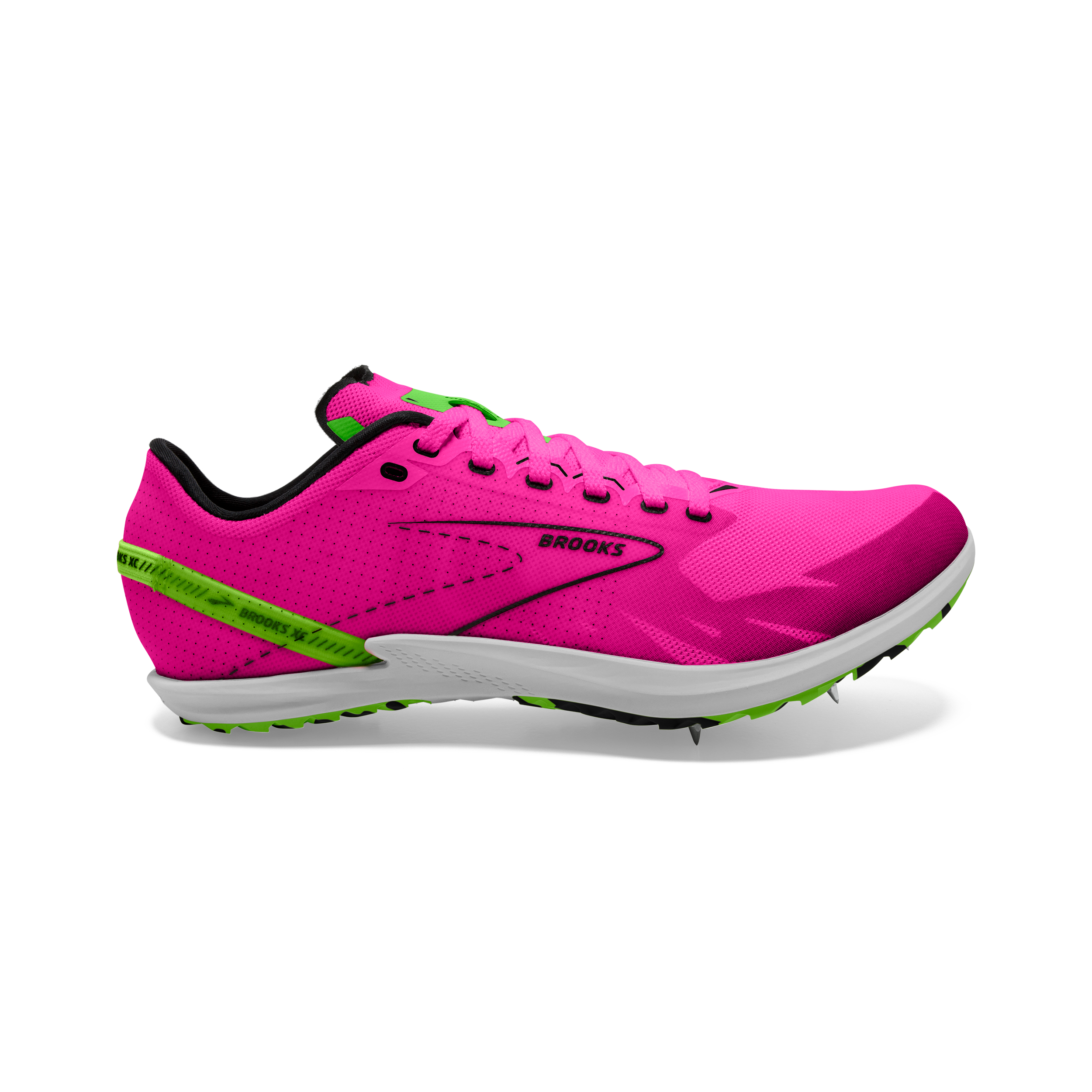 Brooks Running Unisex Draft Xc Spikeless Running Shoes In Pink