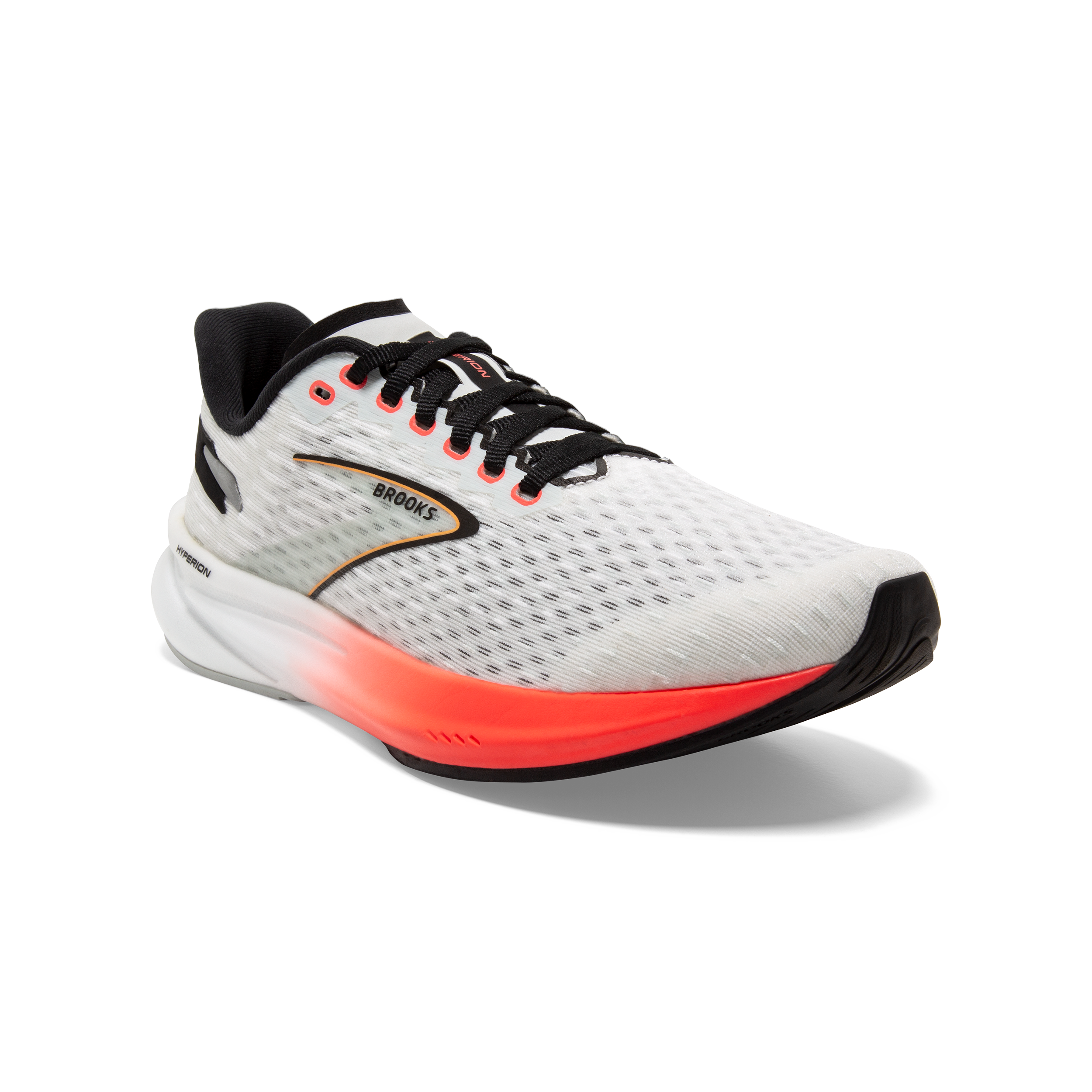 Brooks Hyperion Men's Shoes, Blue/Fiery Coral/Orange, 10