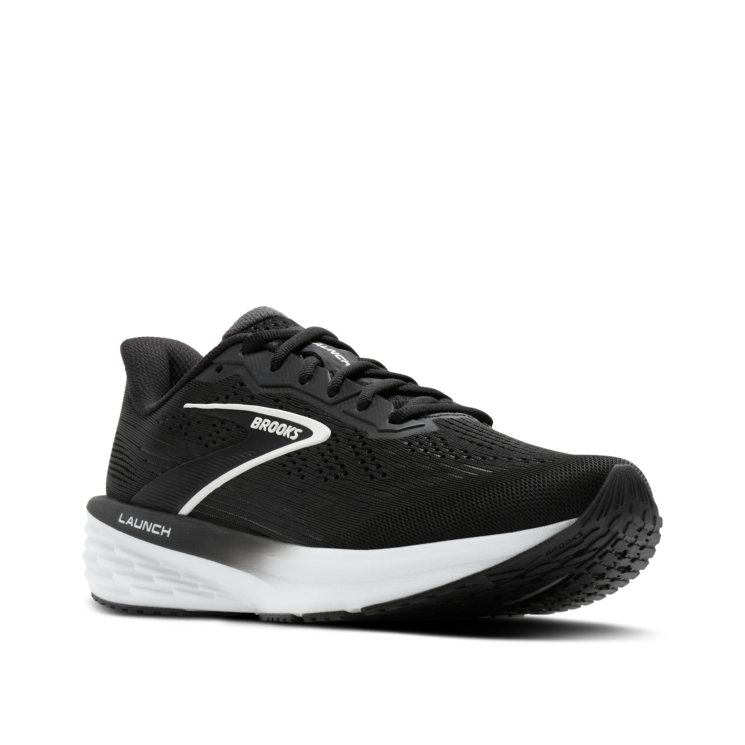 Brooks Running Men's Launch 12 Road Running Shoes In Black