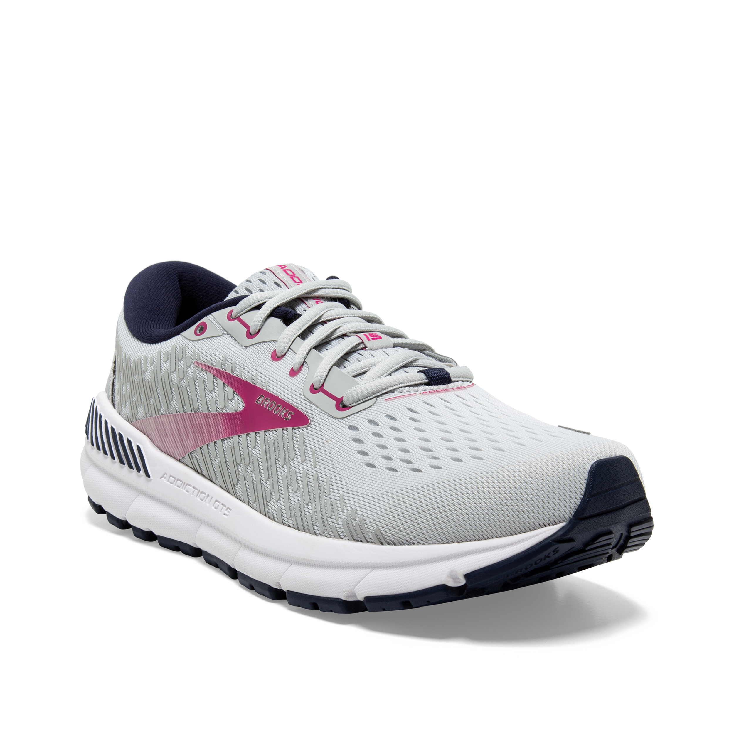 Brooks Running Women's Addiction Gts 15 Road Running Shoes In Gray