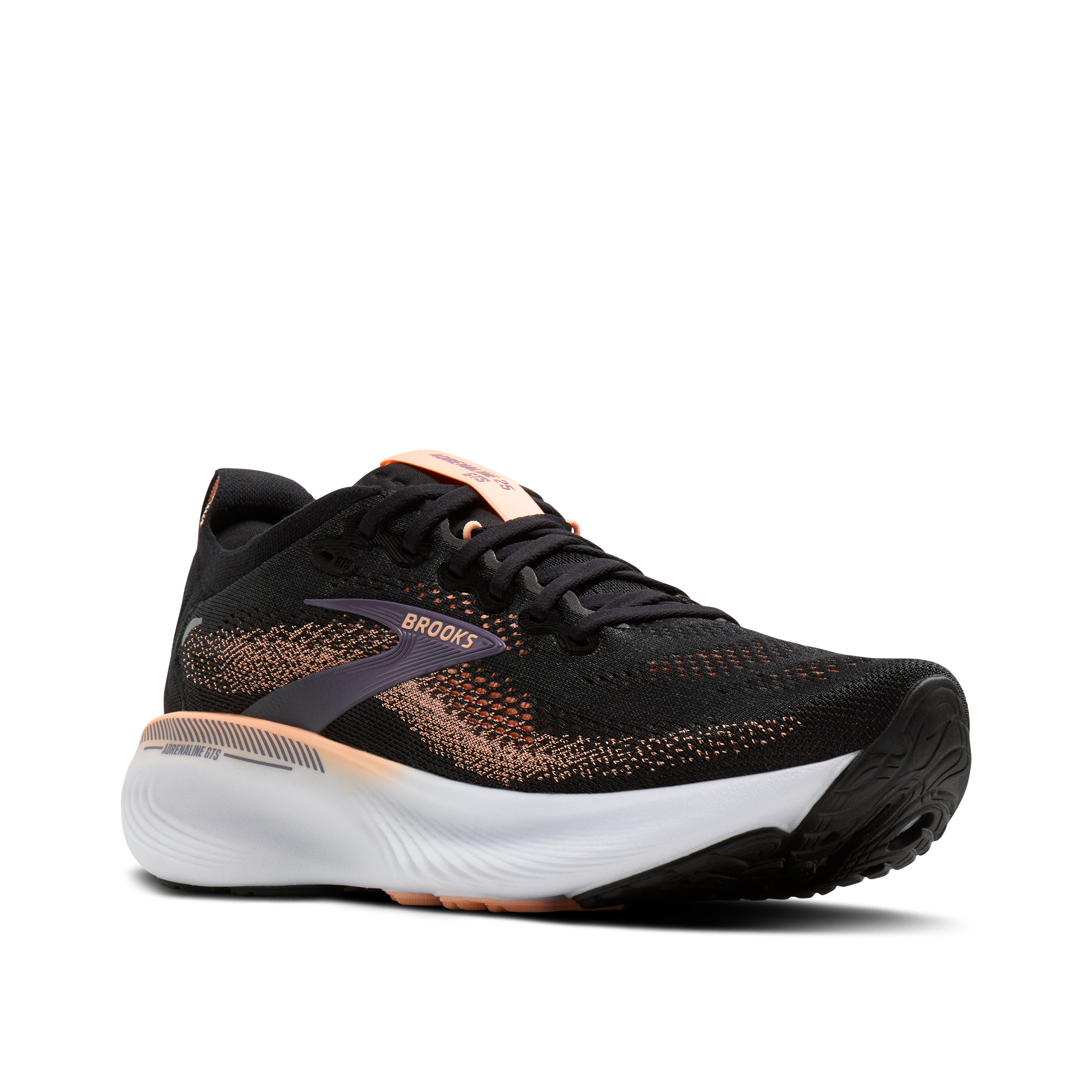 Brooks Running Women's Adrenaline Gts 25 Road Running Shoes In Black