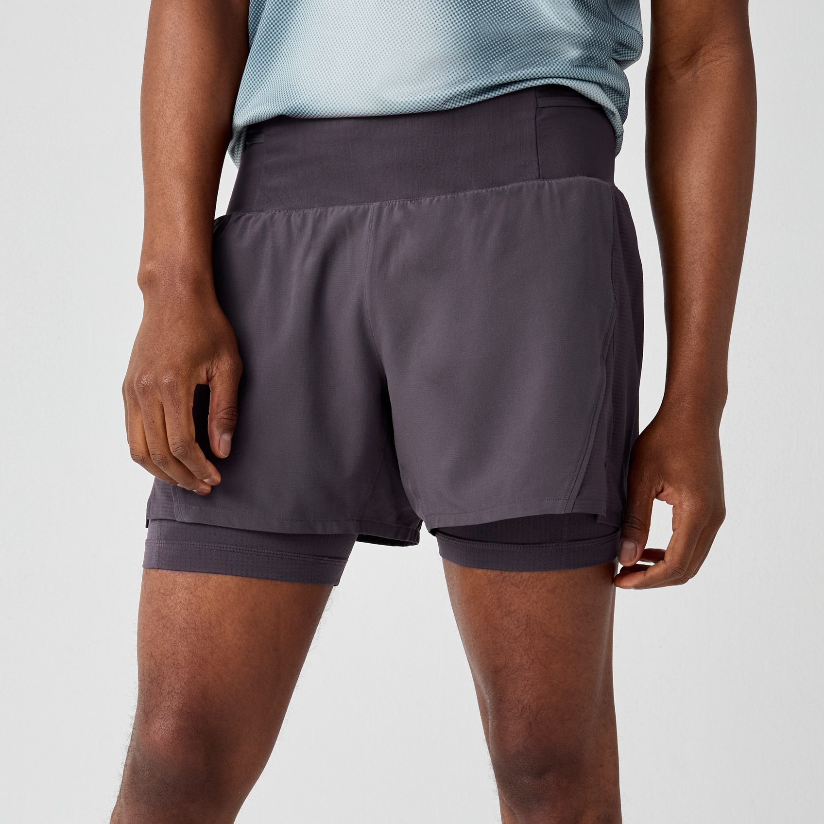 Brooks Running Men's High Point 5" 2-in-1 Short 2.0