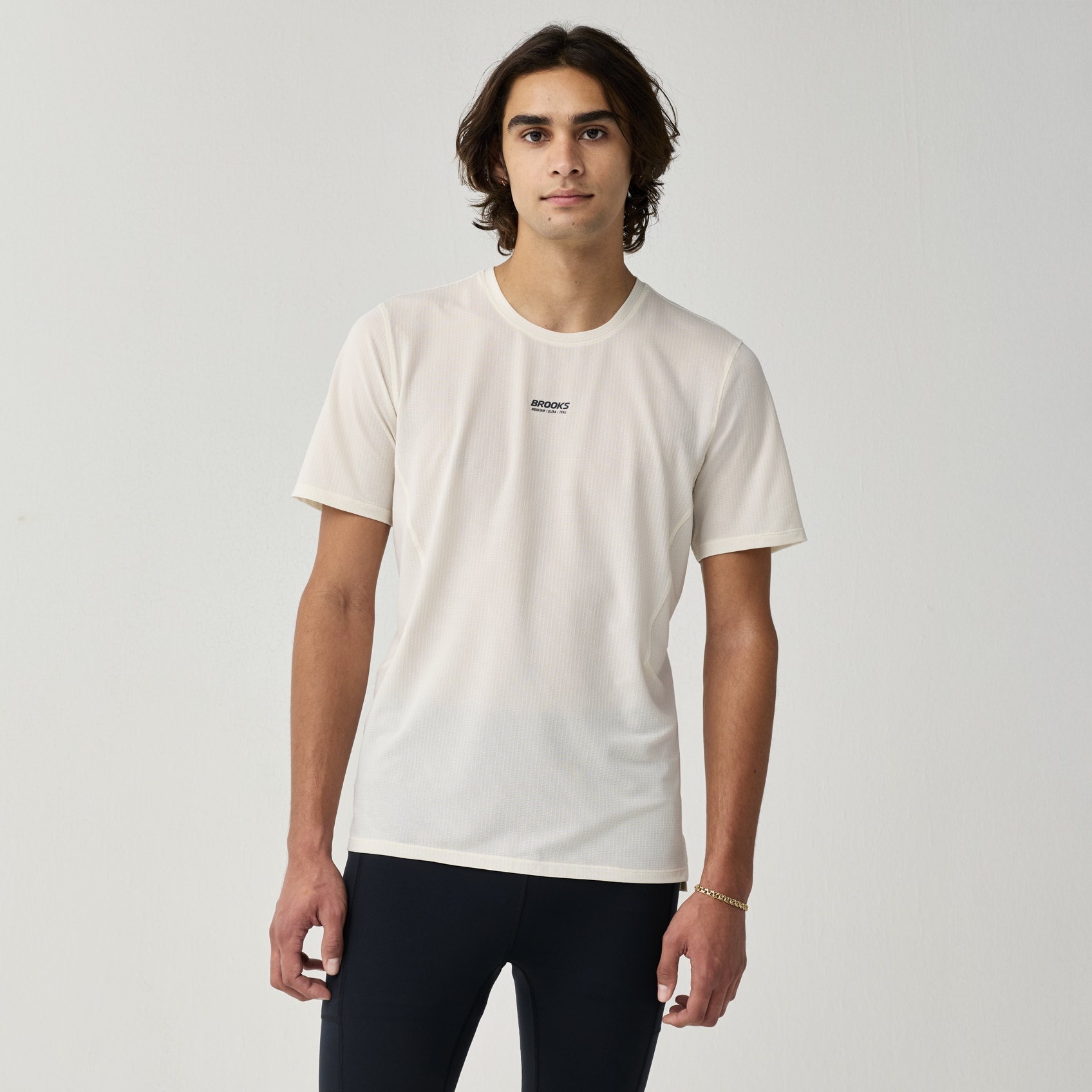 Brooks Running Men's High Point Short Sleeve 2.0 In Neutral
