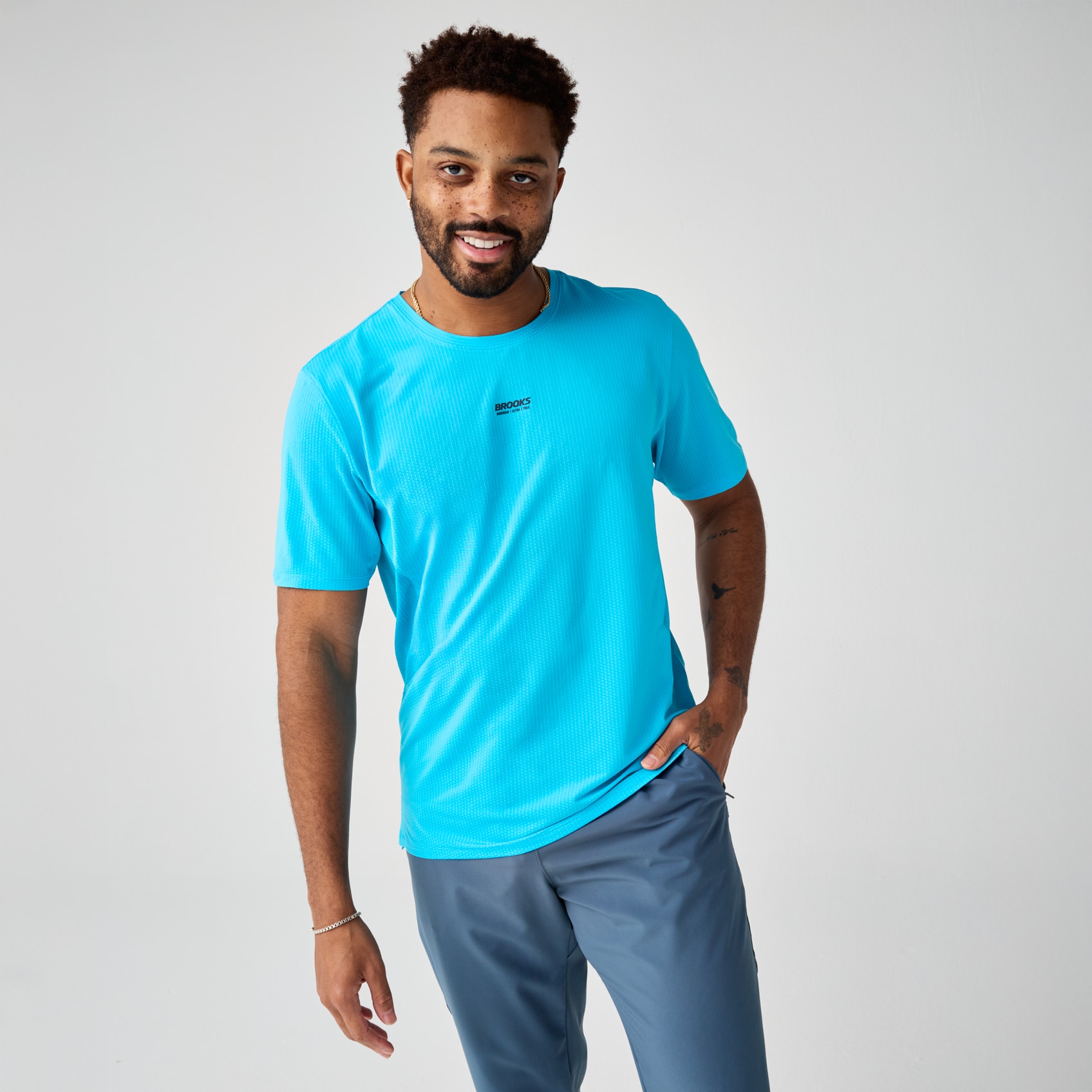 Brooks Running Men's High Point Short Sleeve 2.0