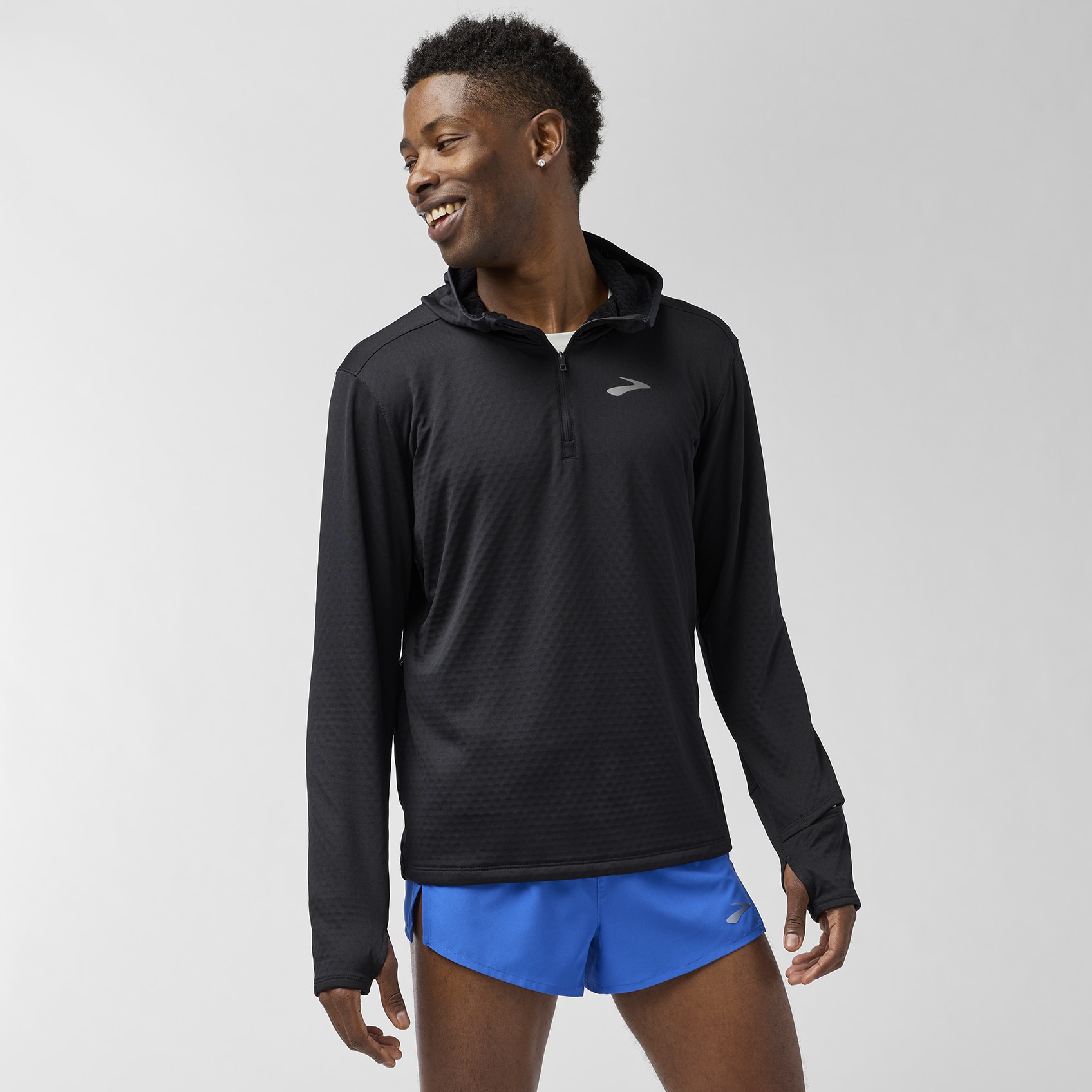 Brooks Running Men's Notch Thermal Hoodie 3.0