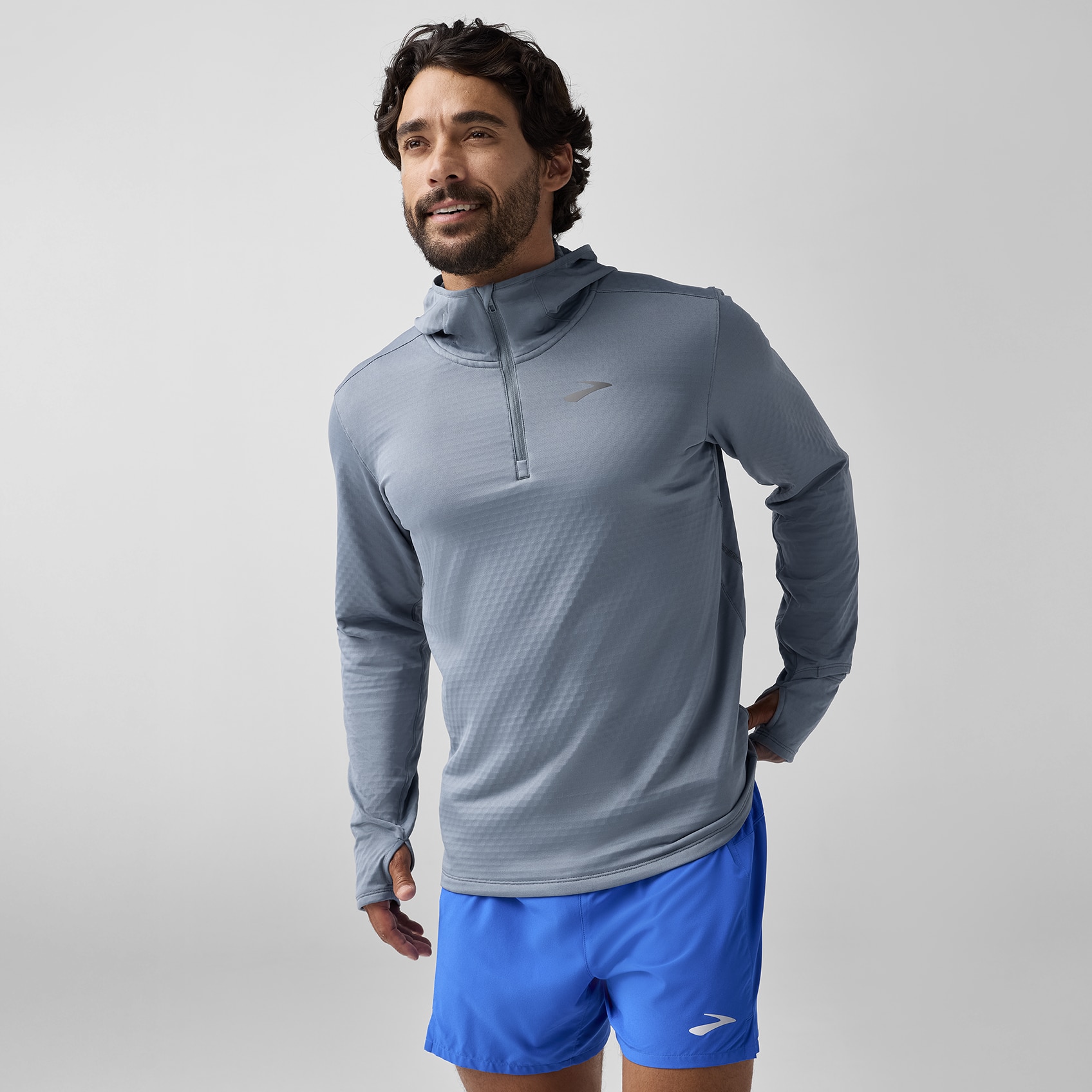 Brooks Running Men's Notch Thermal Hoodie 3.0